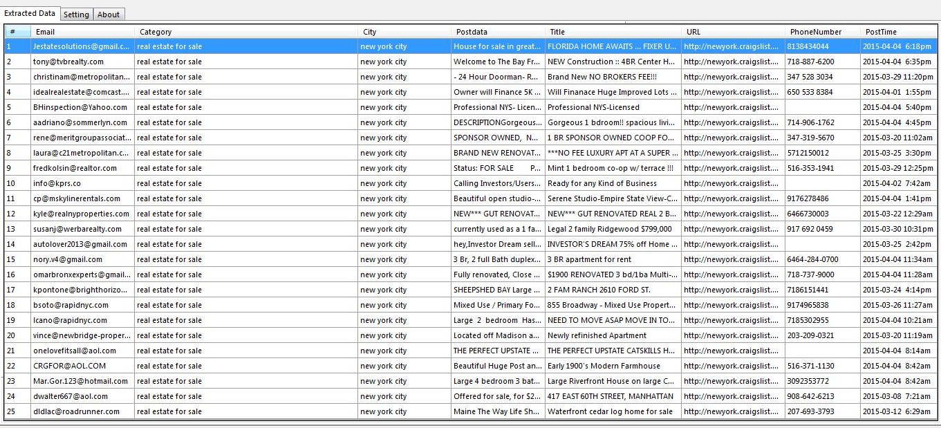 download craigslist email harvester with old version